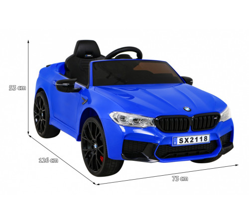 Дитяча акумуляторна машинка BMW M5 DRIFT Синя