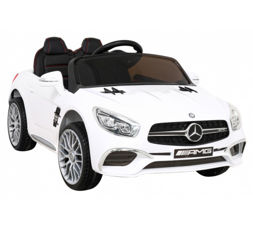 Дитяча акумуляторна машинка Mercedes Benz AMG SL65 S Біла