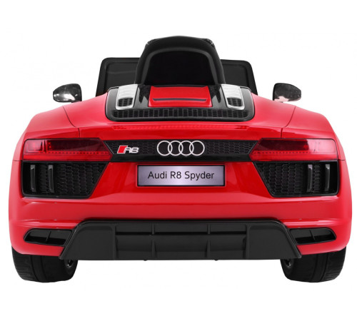 Дитяча акумуляторна машинка Audi R8 Spyder Червона