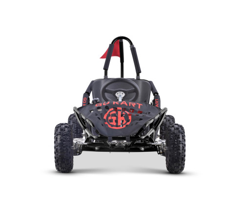Дитячий акумуляторний картинг Fast Dragon Black 30 км/год Дитячий акумуляторний картинг Fast Dragon Black 30 км/год