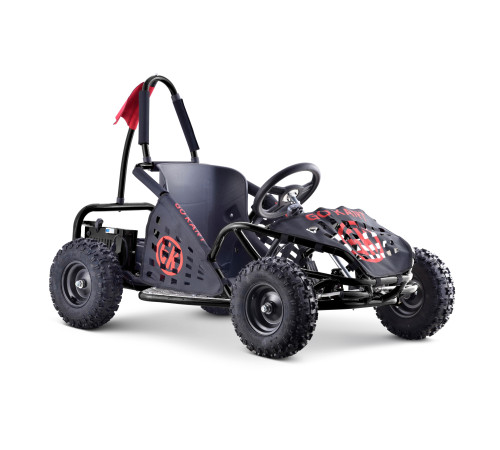 Дитячий акумуляторний картинг Fast Dragon Black 30 км/год Дитячий акумуляторний картинг Fast Dragon Black 30 км/год