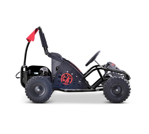 Дитячий акумуляторний картинг Fast Dragon Black 30 км/год Дитячий акумуляторний картинг Fast Dragon Black 30 км/год