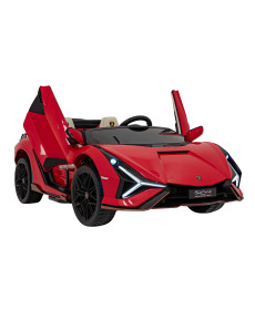 Дитяча акумуляторна машинка Lamborghini SIAN Red