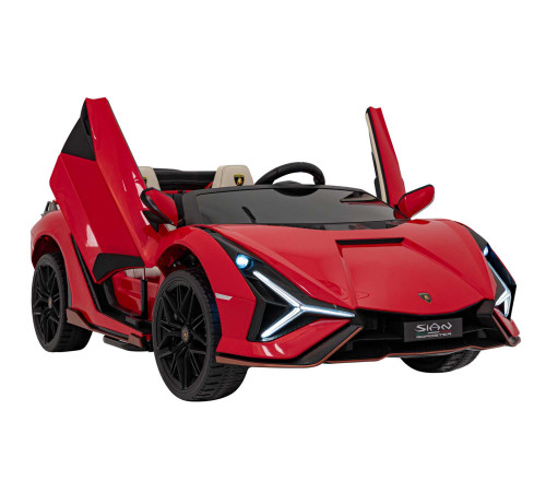 Дитяча акумуляторна машинка Lamborghini SIAN Red