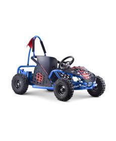 Дитячий акумуляторний картинг Fast Dragon Blue 30 км/год 