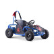 Дитячий акумуляторний картинг Fast Dragon Blue 30 км/год