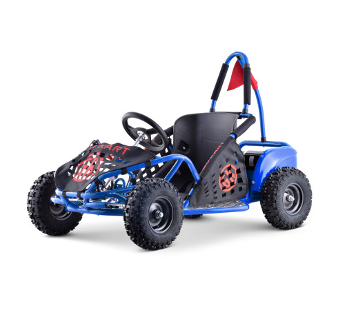 Дитячий акумуляторний картинг Fast Dragon Blue 30 км/год Дитячий акумуляторний картинг Fast Dragon Blue 30 км/год