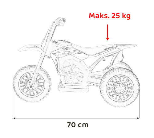 Дитячий акумуляторний мотоцикл Honda CRF 450R