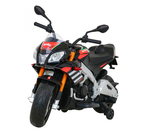 Дитячий акумуляторний мотоцикл Aprilia Tuono V4 Black Дитячий акумуляторний мотоцикл Aprilia Tuono V4 Black