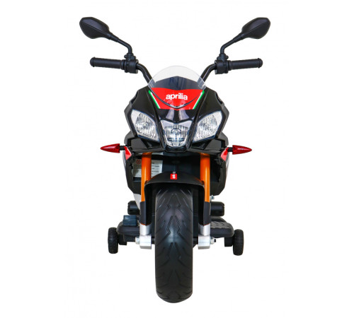 Дитячий акумуляторний мотоцикл Aprilia Tuono V4 Black Дитячий акумуляторний мотоцикл Aprilia Tuono V4 Black
