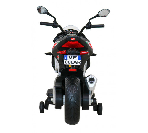 Дитячий акумуляторний мотоцикл Aprilia Tuono V4 Black Дитячий акумуляторний мотоцикл Aprilia Tuono V4 Black