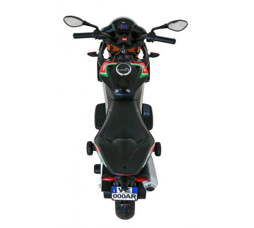 Дитячий акумуляторний мотоцикл Aprilia Tuono V4 Black Дитячий акумуляторний мотоцикл Aprilia Tuono V4 Black