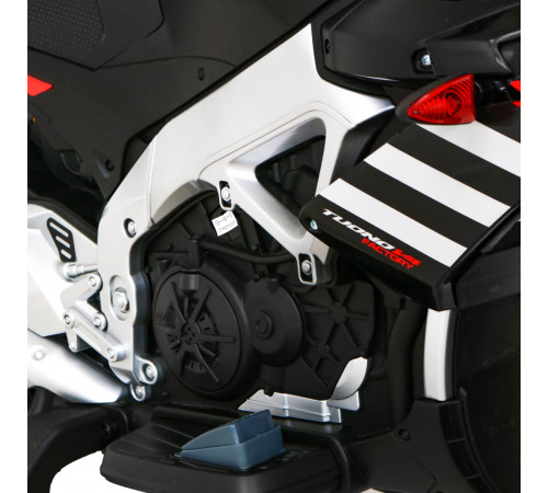 Дитячий акумуляторний мотоцикл Aprilia Tuono V4 Black Дитячий акумуляторний мотоцикл Aprilia Tuono V4 Black