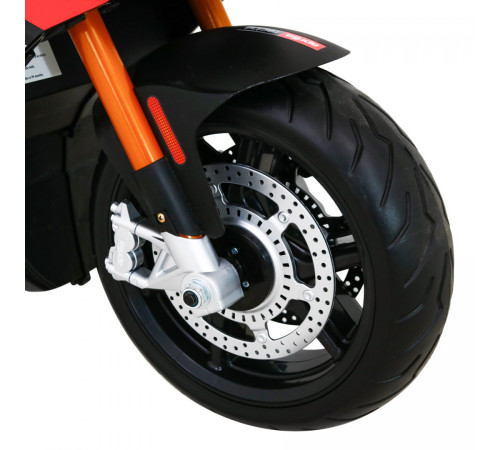 Дитячий акумуляторний мотоцикл Aprilia Tuono V4 Black Дитячий акумуляторний мотоцикл Aprilia Tuono V4 Black