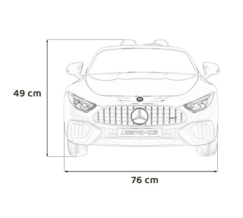 Дитяча акумуляторна машинка Mercedes Benz AMG SL63 Чорна