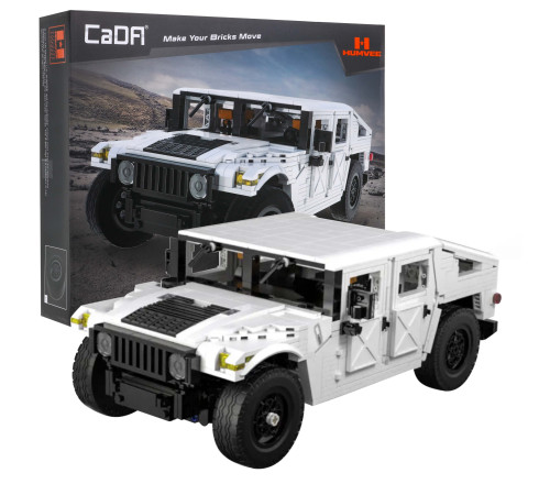 Дитячий конструктор CaDA Військова машина Humvee 1:12 1386 ел.