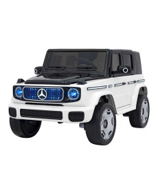Дитячий акумуляторний автомобіль Mercedes Benz EQG White