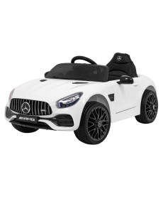 Дитяча акумуляторна машинка Mercedes Benz GT Біла