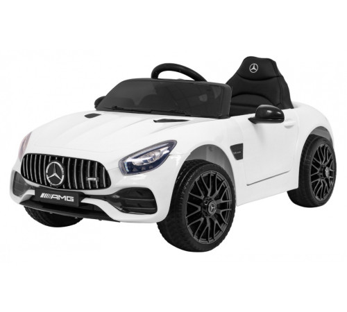 Дитяча акумуляторна машинка Mercedes Benz GT Біла Дитяча акумуляторна машинка Mercedes Benz GT Біла