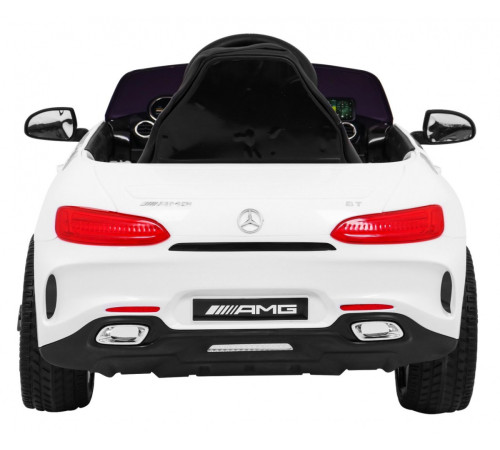 Дитяча акумуляторна машинка Mercedes Benz GT Біла Дитяча акумуляторна машинка Mercedes Benz GT Біла