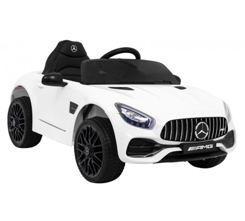 Дитяча акумуляторна машинка Mercedes Benz GT Біла Дитяча акумуляторна машинка Mercedes Benz GT Біла
