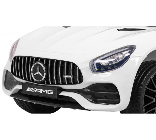 Дитяча акумуляторна машинка Mercedes Benz GT Біла Дитяча акумуляторна машинка Mercedes Benz GT Біла