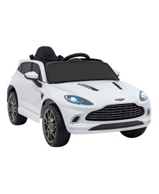 Дитяча акумуляторна машинка Aston Martin DBX Біла