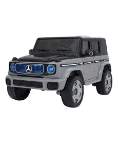 Дитяча акумуляторна машинка Mercedes Benz EQG Сіра