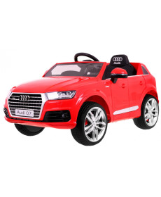 Дитяча акумуляторна машинка Audi Q7 Quattro S-Line Червона