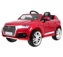 Дитяча акумуляторна машинка Audi Q7 Quattro S-Line Червона