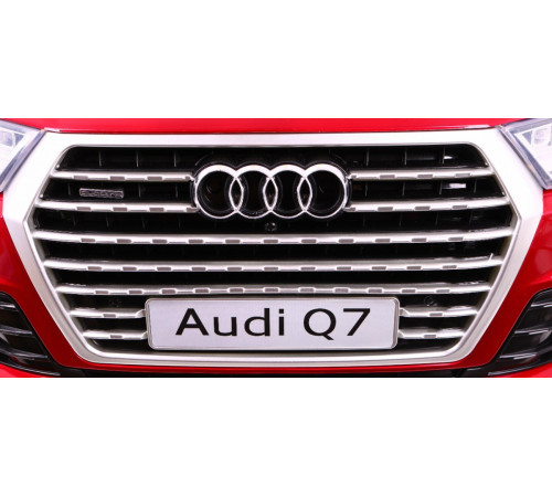 Дитяча акумуляторна машинка Audi Q7 Quattro S-Line Червона