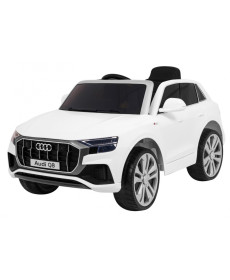  Дитяча акумуляторна машинка Audi Q8 Біла