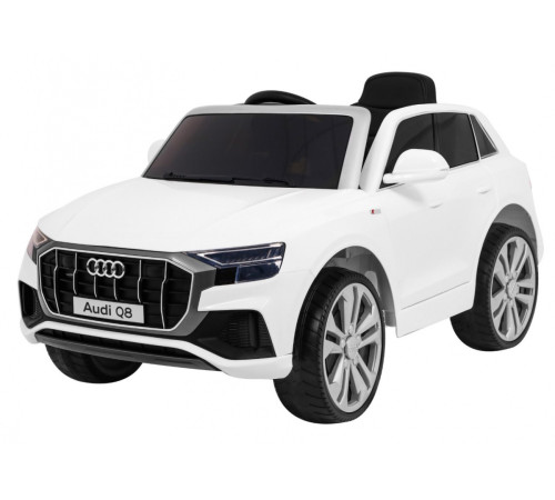 Дитяча акумуляторна машинка Audi Q8 Біла