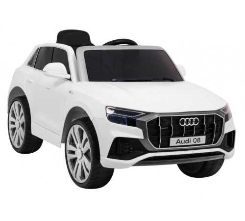 Дитяча акумуляторна машинка Audi Q8 Біла