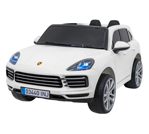 Дитяча акумуляторна машинка Porsche Cayenne S Біла