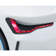 Дитячий автомобіль BMW i4 на акумуляторі Білий + Повільний старт + EVA + Екошкіра + Audio LED + Пульт