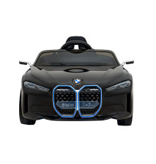 Дитяча акумуляторна машинка  BMW i4 Чорна