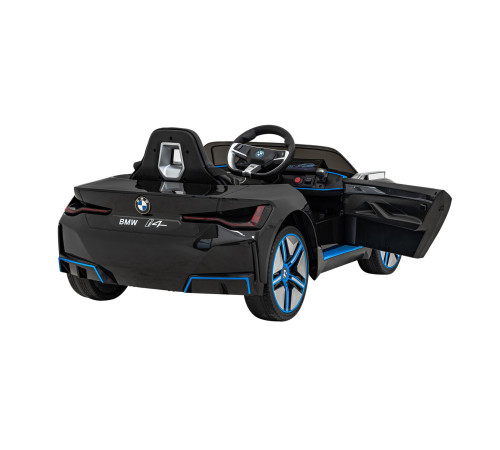 Дитяча акумуляторна машинка BMW i4 Чорна Дитяча акумуляторна машинка BMW i4 Чорна