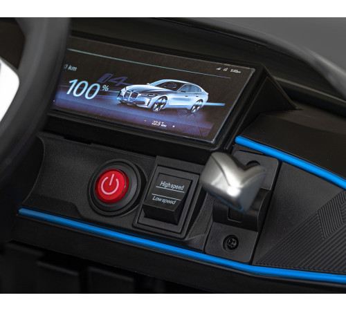 Дитяча акумуляторна машинка BMW i4 Чорна Дитяча акумуляторна машинка BMW i4 Чорна