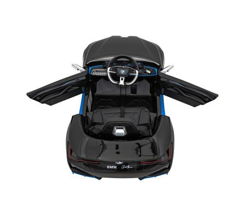 Дитяча акумуляторна машинка BMW i4 Чорна Дитяча акумуляторна машинка BMW i4 Чорна