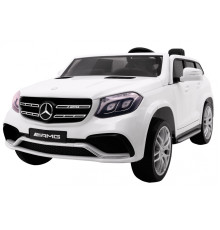 Дитяча акумуляторна машинка Mercedes AMG GLS63 Біла