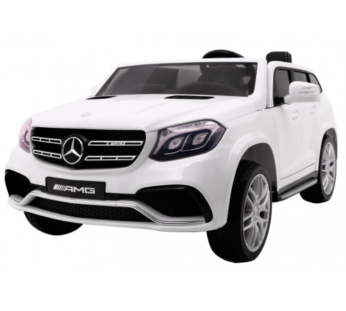 Дитяча акумуляторна машинка Mercedes AMG GLS63 Біла