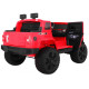 Дитяча акумуляторна машина Mighty Jeep Red + 2 місця + привід 4х4 + 2 багажника