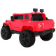 Дитяча акумуляторна машина Mighty Jeep Red + 2 місця + привід 4х4 + 2 багажника