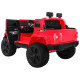 Дитяча акумуляторна машина Mighty Jeep Red + 2 місця + привід 4х4 + 2 багажника