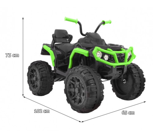 Дитячий акумуляторний квадроцикл Зелений