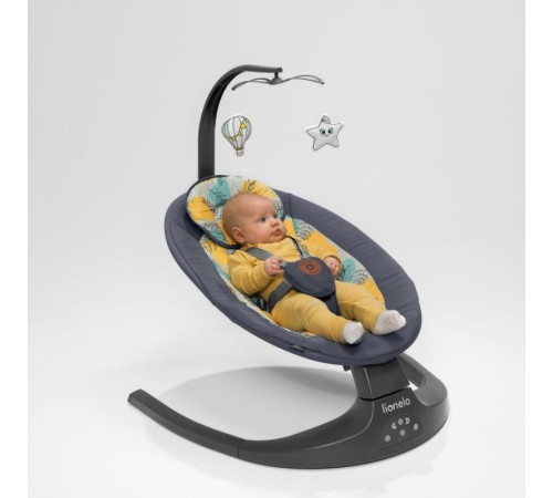 Крісло-гойдалка Lionelo RALF GREY GRAPHITE Крісло-гойдалка Lionelo RALF GREY GRAPHITE