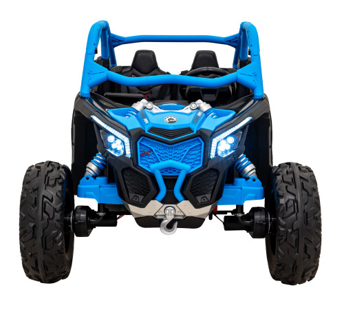 Дитяча акумуляторна машинка Баггі Maverick Turbo RR Блакитна Дитяча акумуляторна машинка Баггі Maverick Turbo RR Блакитна