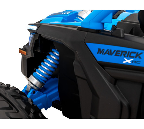 Дитяча акумуляторна машинка Баггі Maverick Turbo RR Блакитна Дитяча акумуляторна машинка Баггі Maverick Turbo RR Блакитна