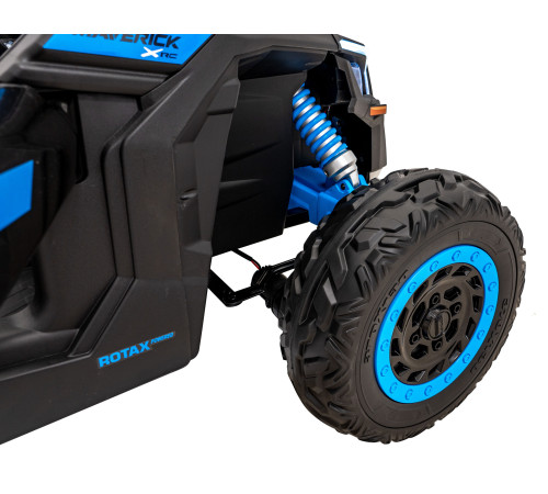Дитяча акумуляторна машинка Баггі Maverick Turbo RR Блакитна Дитяча акумуляторна машинка Баггі Maverick Turbo RR Блакитна